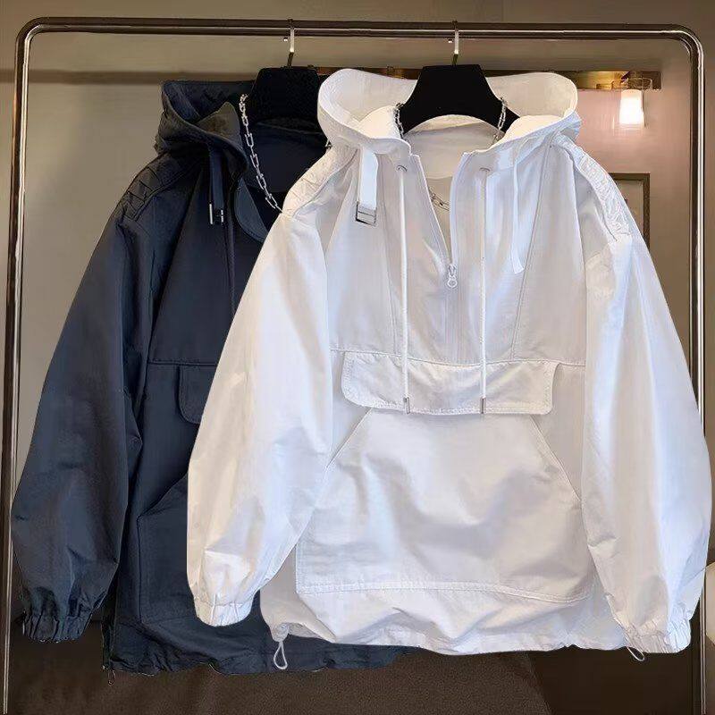 1506/Q74040/P49秋季新款美式山系休闲工装套头冲锋衣潮流夹克1,男装夹克,星座1506