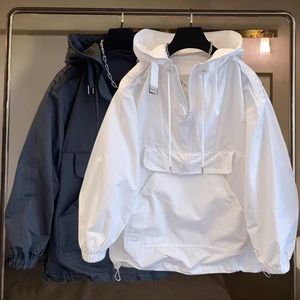 1506/Q74040/P49秋季新款美式山系休闲工装套头冲锋衣潮流夹克1图片