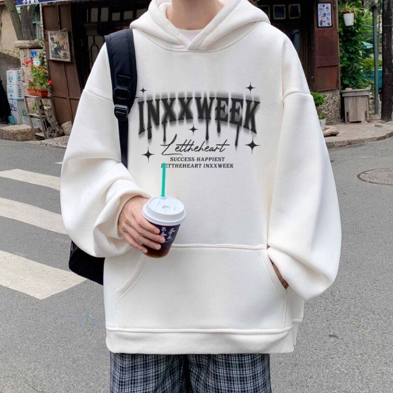 1506/QR80620/P43潮牌卫衣男秋季高街痞帅宽松休闲情侣运动打底衫,男装T恤,星座1506