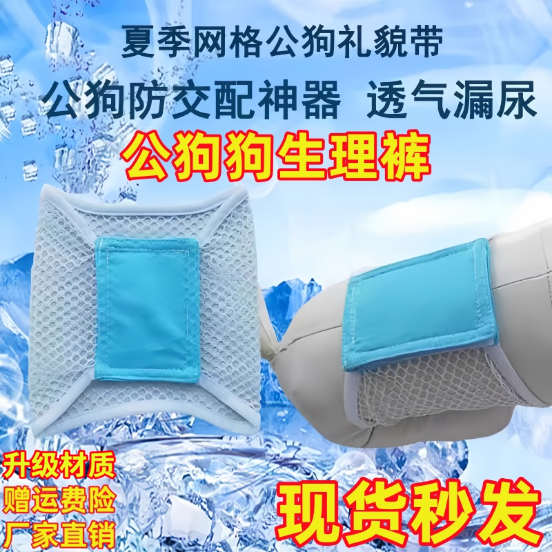 公狗狗生理裤礼貌带防骚扰狗狗尿裤护肚泰迪金毛防水底可换洗内