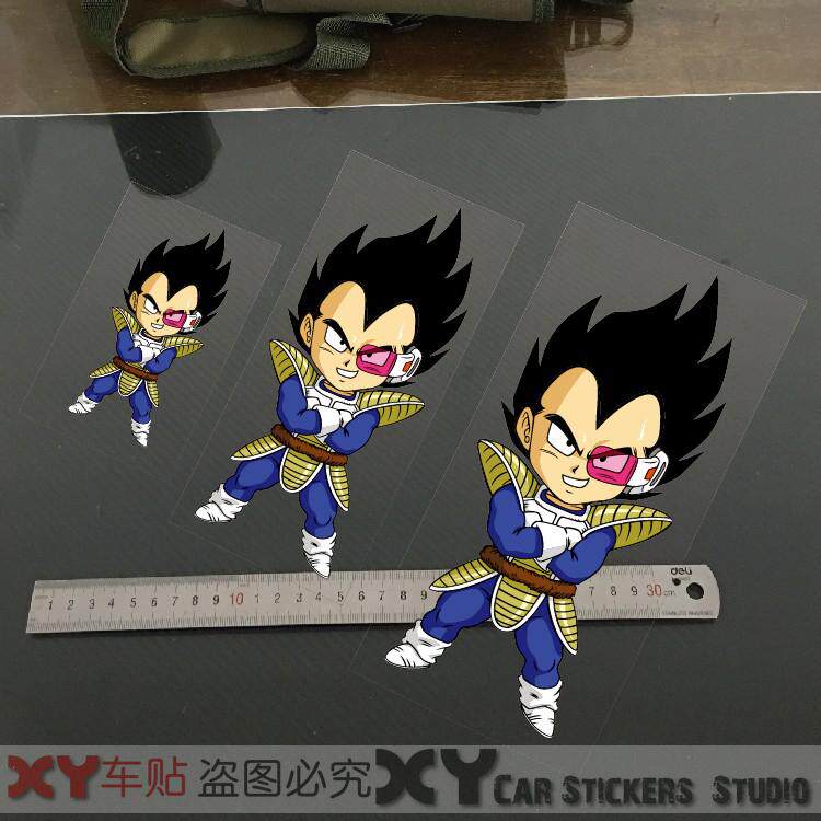 xy車贴 七龙珠系列 贝吉塔 装饰车贴 日本动漫车贴纸 刮痕划痕贴