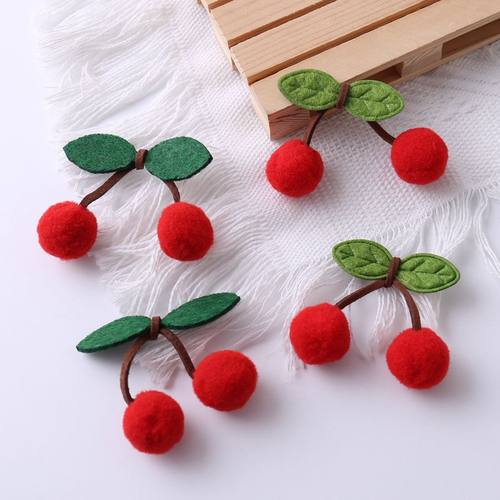 其他毛绒樱桃饰品配件发饰配件