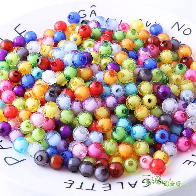 diy编织饰品挂件亚克力地球珠