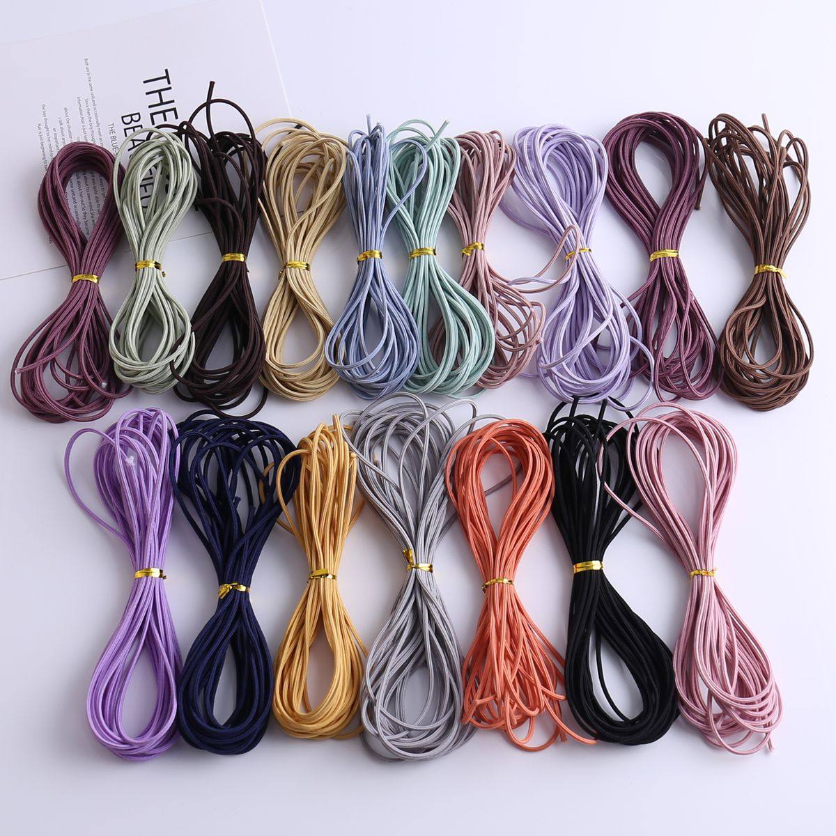 高弹力散装皮筋新款韩版糖果色六角皮筋发绳儿童发绳发圈手工材料