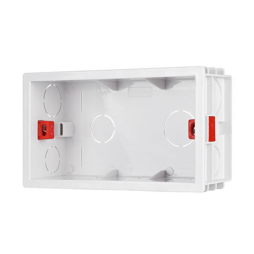 146暗装底盒墙壁插座塑料家用pvc