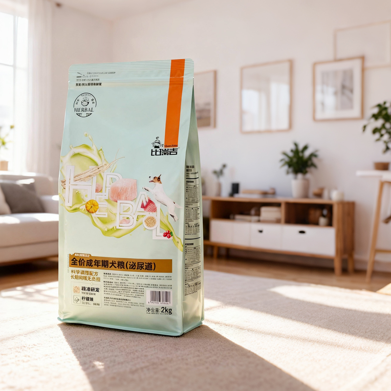 比瑞吉泌尿道处方狗成犬粮2kg心脏肠胃狗狗调理天然粮车前子2kg