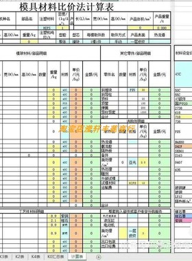 汽车配件类塑胶产品结构设计资料及标准注塑产品报价成本核算