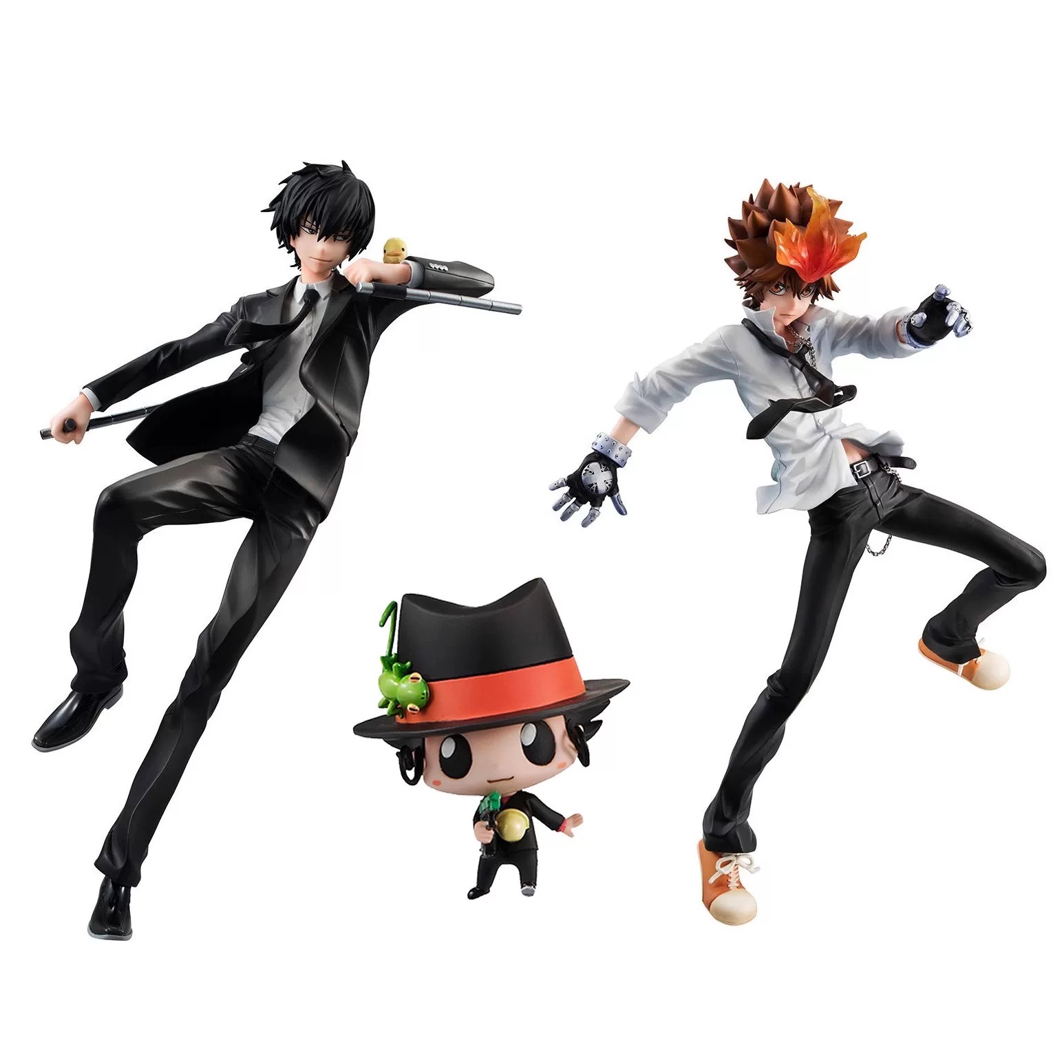 【现货】MegaHouse 1/8 家庭教师 沢田纲吉 云雀恭弥 手办图片