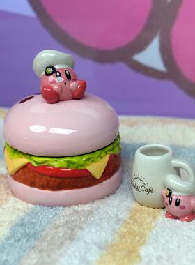 日单星之卡比kirby储物罐装饰摆件收纳首饰盒卡通立体造型牙刷架