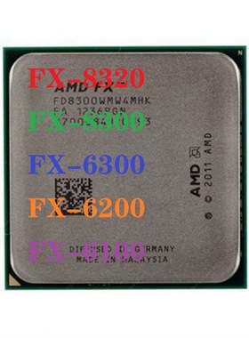 ！AMD FX-6100 6200 6300 FX-8300 8320AM3+接口推土机