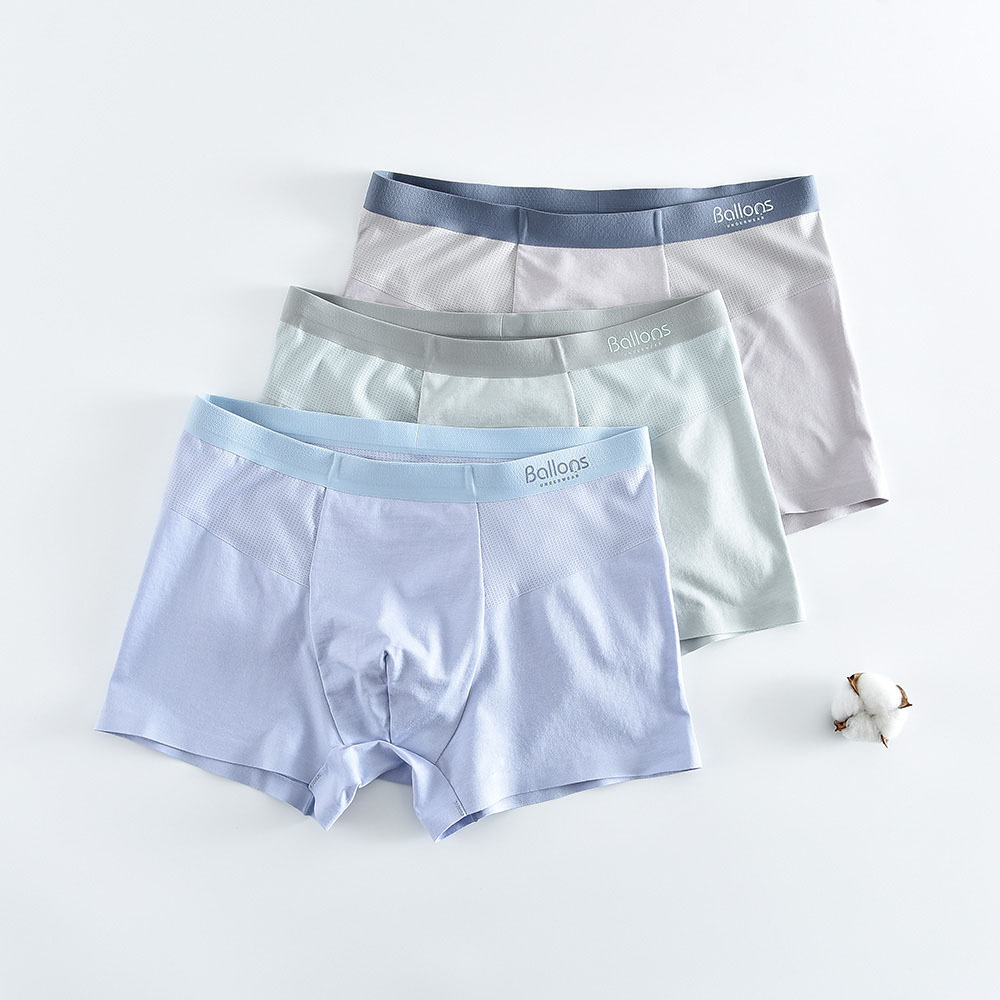 夏季莫代尔棉高中生内裤 男童大童男孩子学生儿童胖宝宝平角内裤