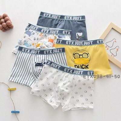 大中学生青少年纯棉男童平角内裤