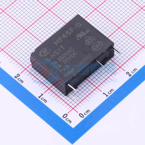 HF46F-G/5-HS1T 插件,7x20.5mm 功率继电器可开票配套量大从优