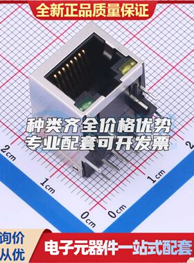 X01AQ285AA2ADA2以太网连接器(RJ45 RJ11)带LED 插件有屏蔽可开票