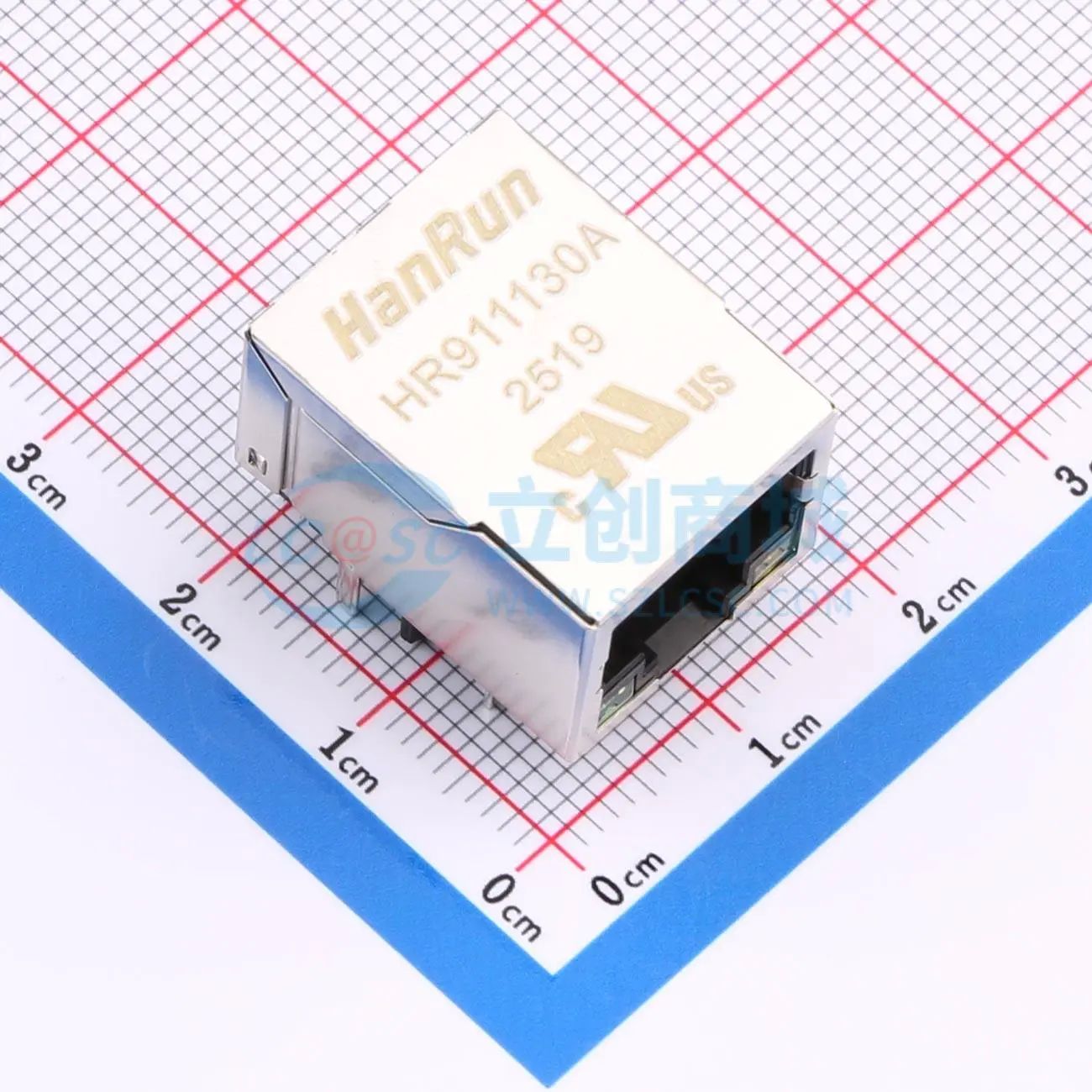 HR911130A以太网连接器(RJ45 RJ11)带LED 插件可开票