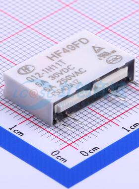 HF49FD/012-1H11T SIP,5x20mm 功率继电器可开票配套量大从优