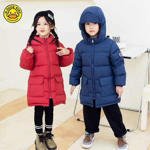 90白鸭绒中长款羽绒服