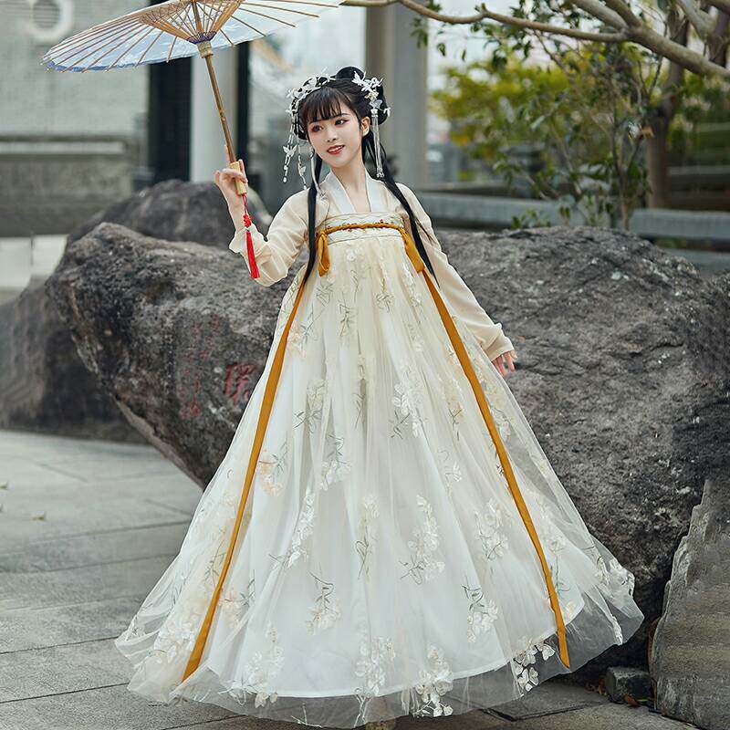 汉服女正品原创白菜价中国风夏季超仙气飘逸古装齐胸襦裙六米全套