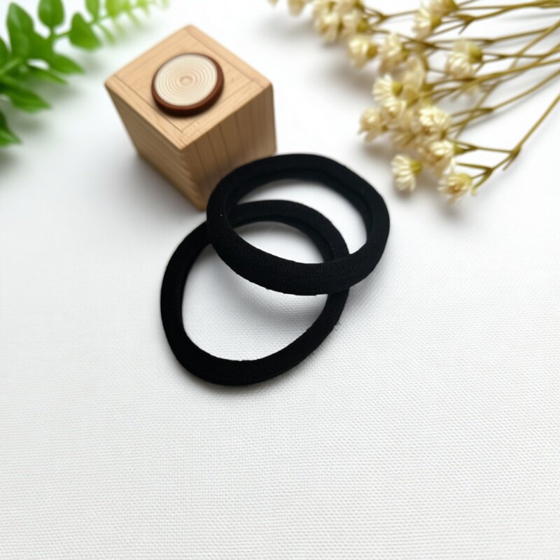 黑色发绳女高弹力不伤发头绳橡皮筋耐用发圈
