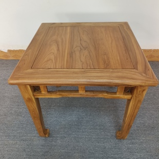 餐桌复古民宿商用 老榆木八仙桌正方形实木桌子农村四方桌仿古中式