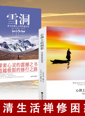 【2册】雪洞在喜马拉雅山上的悟道历程+心湖上的倒影    丹津葩默 巴默 维琪麦肯基 身心灵修行  书籍