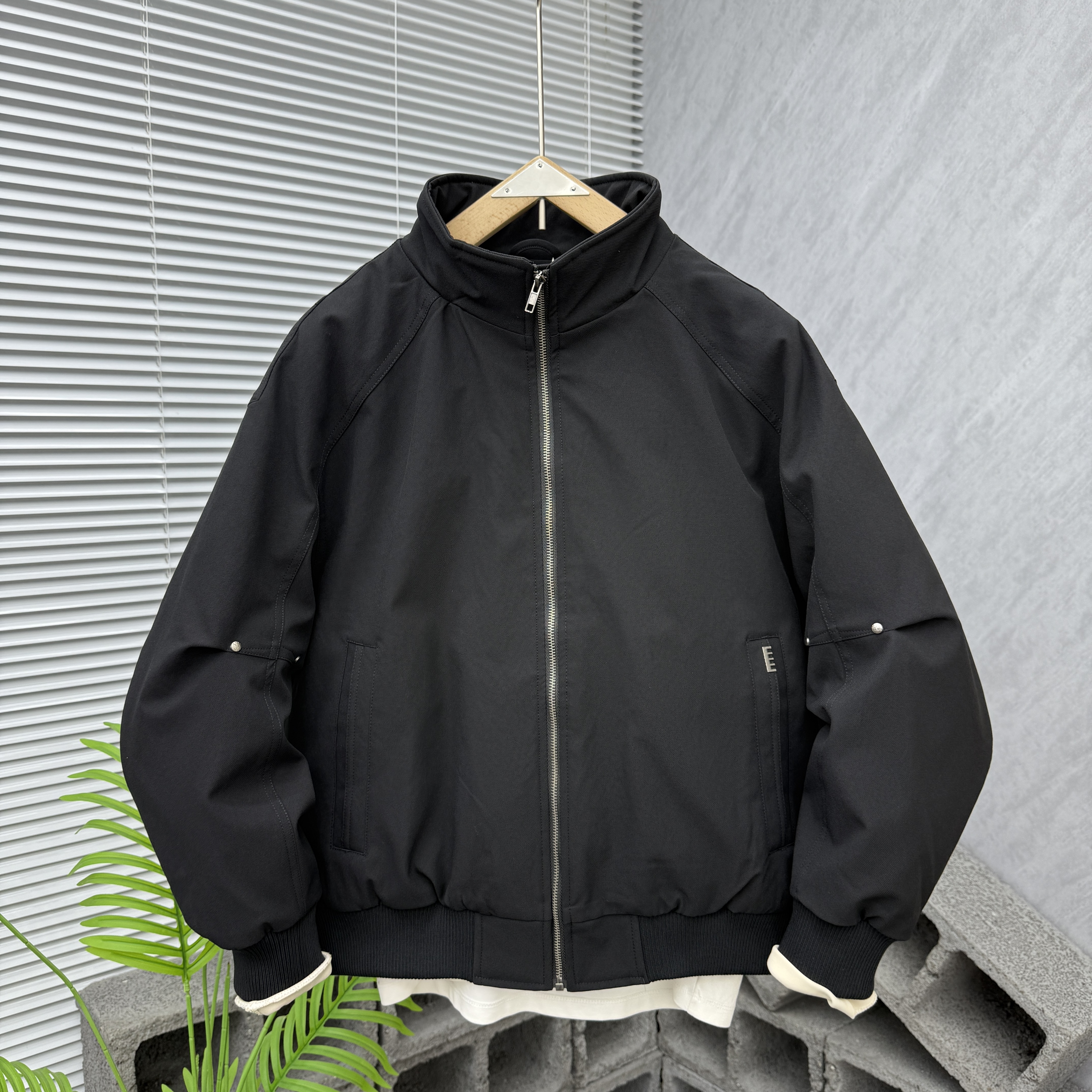 美式复古高端立领羽绒服男冬季新款加厚90白鸭绒外套保暖抗寒夹克