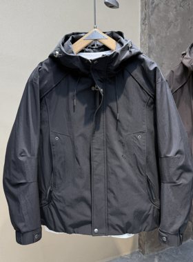 棉衣男冬季新款工装连帽棉服外套男款加厚保暖二棉夹克男棉袄上衣