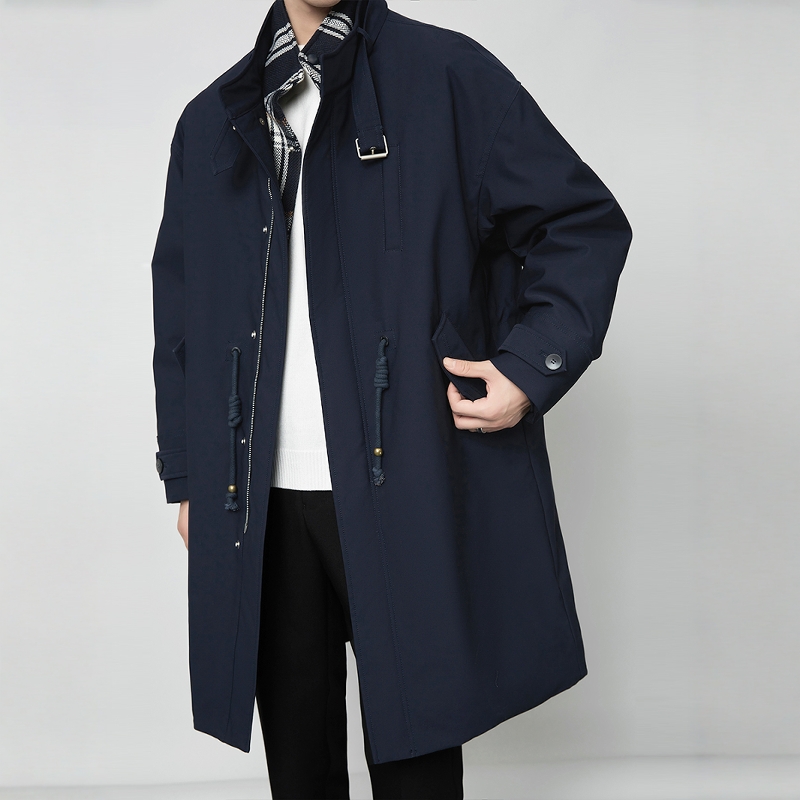 高级感加厚羽绒服男士中长款商务休闲青年派克服风衣冬季大衣外套