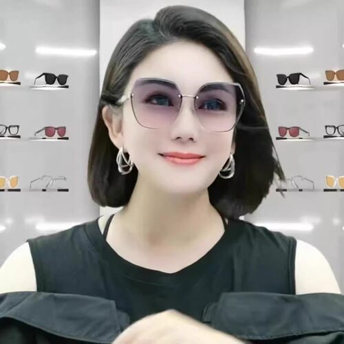 巴宝莎素颜墨镜自带妆容眼镜