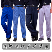吸汗汽修劳保裤 裤 子厂家直销 男耐磨耐脏宽松机修工装 春夏工作裤