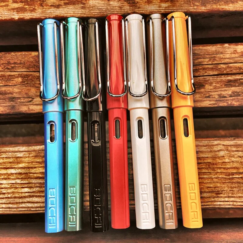 대외 무역 주문을 판매하기에는 수량이 너무 적습니다  고급 스틸 펜촉 박스형 7색 비즈니스 필기구 OEM 배송