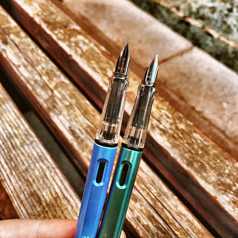 대외 무역 주문을 판매하기에는 수량이 너무 적습니다  고급 스틸 펜촉 박스형 7색 비즈니스 필기구 OEM 배송