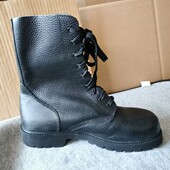 出口外贸真皮战靴头层牛皮高帮户外男靴子荔枝纹马丁靴特价 清仓