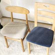 客厅餐厅餐桌木椅子弧形布艺垫子套罩靠背一体通用凳子弹力保护套