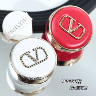 华伦天奴光影持妆粉底液大V气垫/白光气垫持久水润迷你5g中样