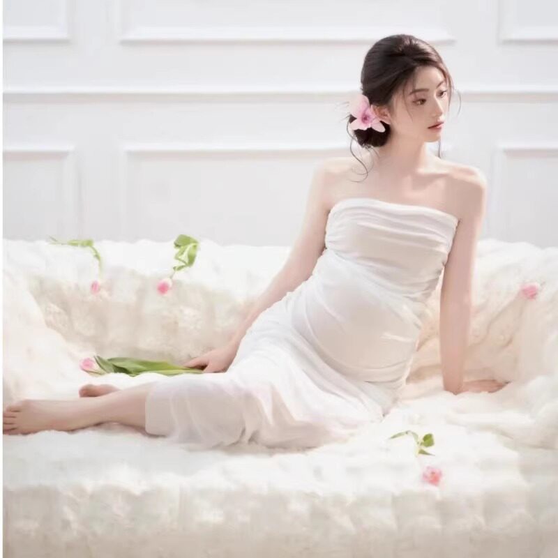 孕妇照白月光唯美孕妈照写真套装