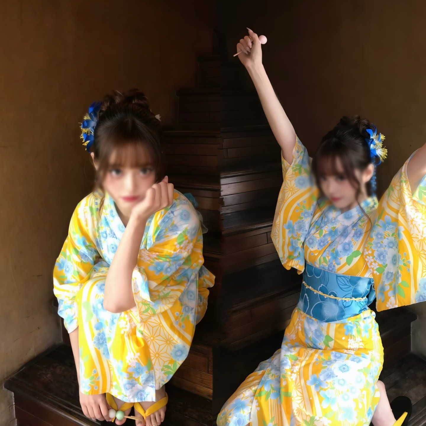 神明少女连衣裙写真拍照摄影服