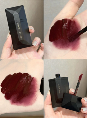 完美日记名片唇釉206桑葚危机204丝绒唇纱雾面哑光口红不沾杯正品