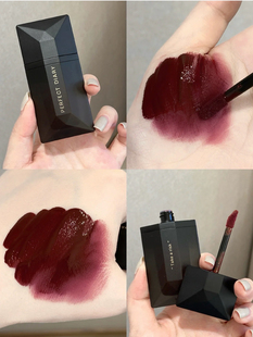 完美日记名片唇釉206桑葚危机204丝绒唇纱雾面哑光口红不沾杯正品