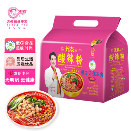 光友经典酸辣粉方便粉丝细粉丝学生速食带调料2提10袋