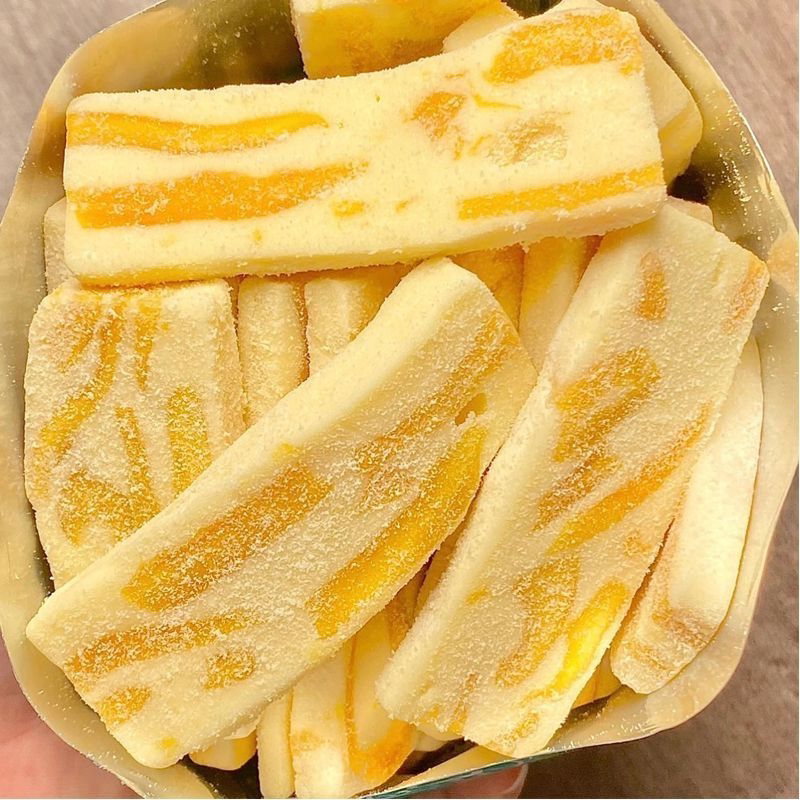 【大块果肉】芒果奶糕奶砖独立装草莓芒果干酸甜牛轧软糖休闲食品