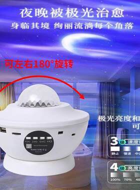 新款180度可旋转星空月亮灯