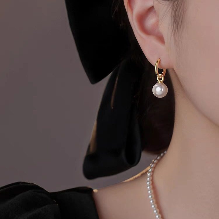 多色可选！纯银珍珠耳环女简约百搭轻奢小众耳钉2024爆款高级耳饰,珠宝/钻石/翡翠,耳饰,淘宝优惠券,粉丝福利购,淘宝优惠卷