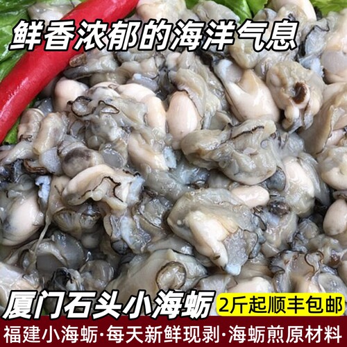 厦门小海蛎1斤装福建小海蛎现剥牡蛎肉生蚝海蛎煎蚵仔煎海鲜水产