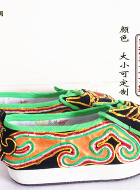 法器高功鞋 法器 龙虎鞋 龙鞋 道士云鞋*台湾云鞋加头 黄色