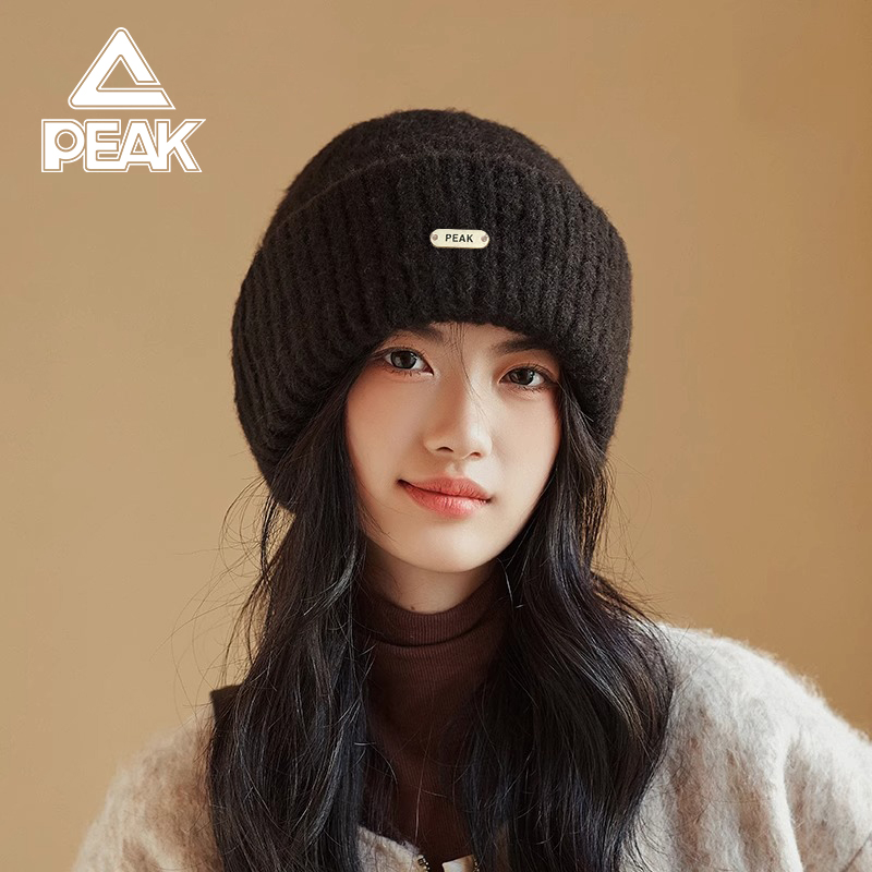 匹克秋冬季帽子女毛线帽针织