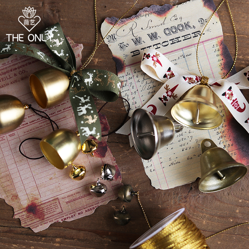 薇艺复古纯色铜质铃铛