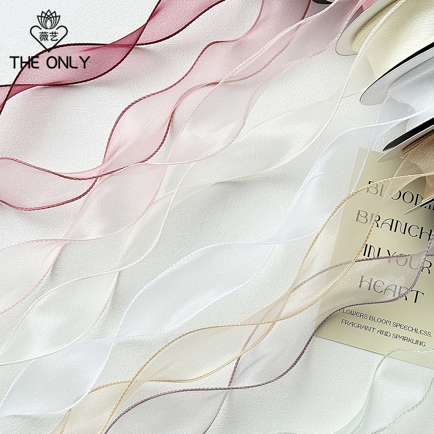 薇艺韩国进口鱼尾纱带网纱diy