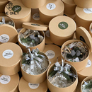 薇艺 盒插花手工diy材料 牛皮纸花盒打包盒中秋婚庆礼品盒鲜花包装