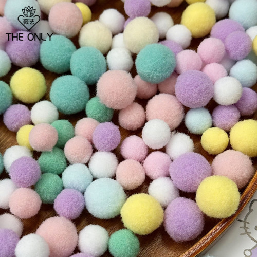 薇艺 可爱毛球鲜花零食花束diy装饰花艺手工鲜花包装材料